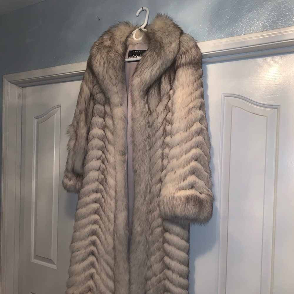 Mink fur coat